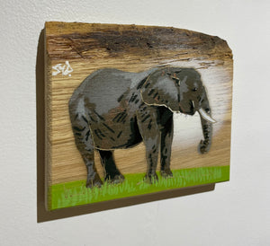 Elephant Trunky - Number 2 in edition oak wood - 16 x 14cm