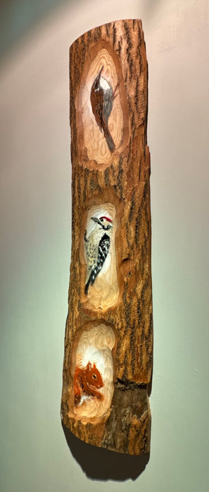 Log Art Selection- Ash Wood - 90 x 22cm