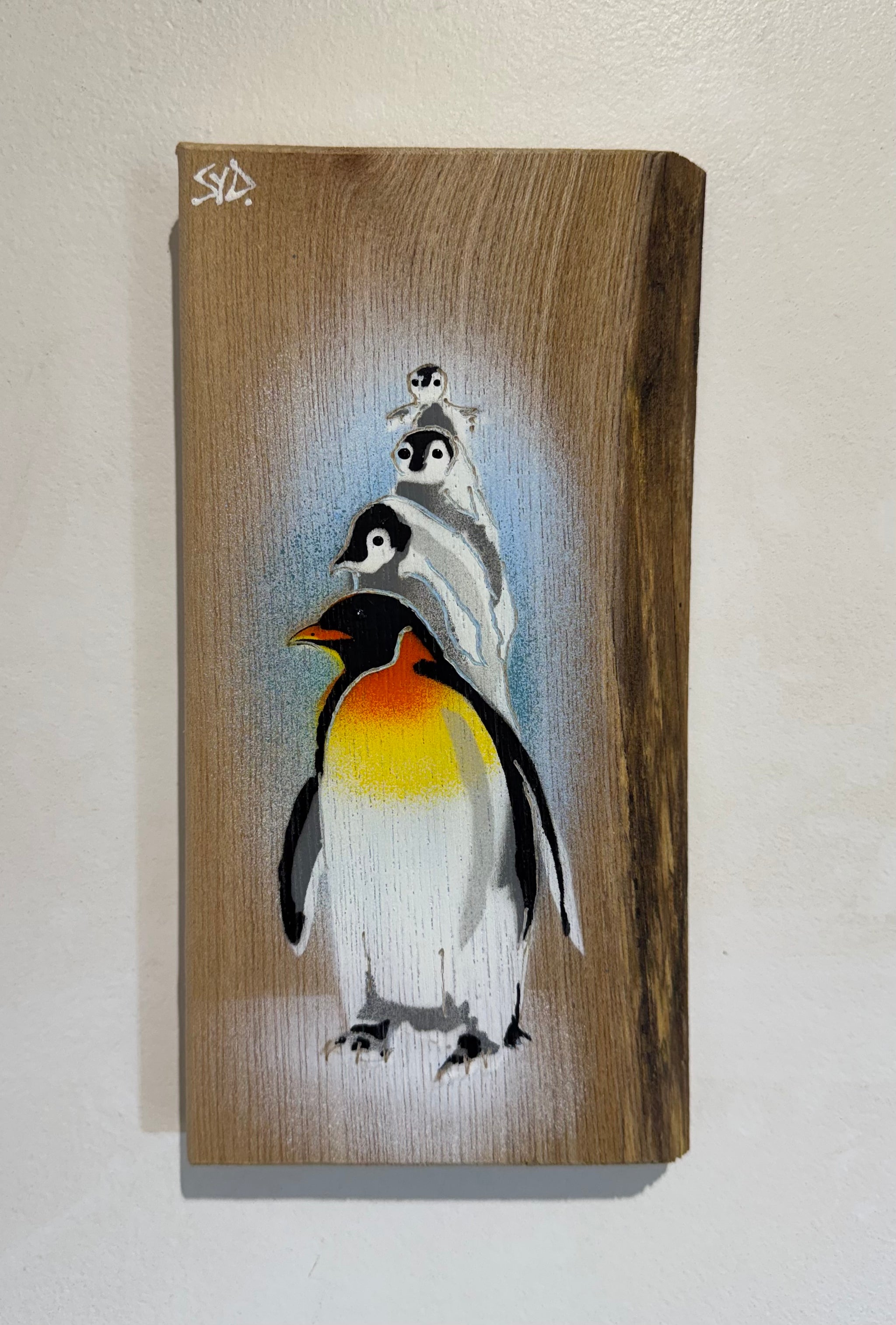 Penguin Pyramid 2026 - 12 x 23cm Elm wood - Number 43 in edition