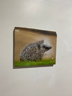 Hedgehog on Elm - Number 54 - New for 2024 - 20 x 16cm