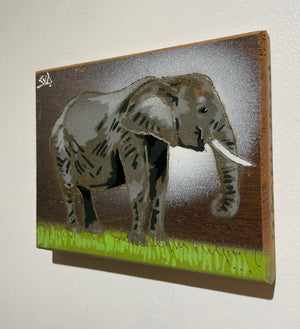 Elephant Trunky - Number 3 in edition Upcycled Red wood - 15 x 12cm