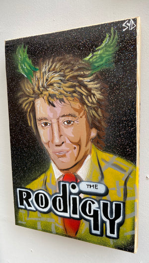 Rodigy- New for summer 2025 Number 1 - Glastonbury Exclusive - 14 x 21cm on wood from the UK.