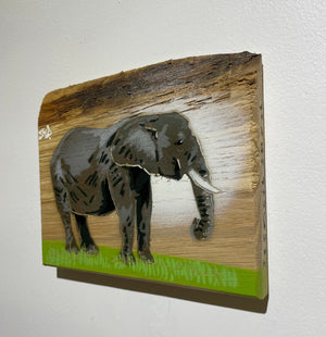 Elephant Trunky - Number 2 in edition oak wood - 16 x 14cm