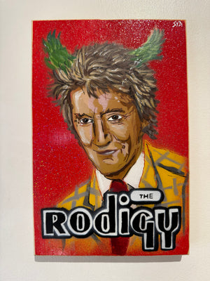 Rodigy- New for summer 2025 Number 18 - Glastonbury Exclusive - 14 x 21cm on wood from the UK.