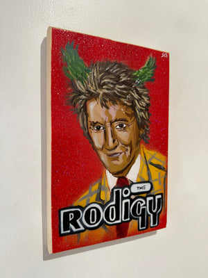 Rodigy- New for summer 2025 Number 18 - Glastonbury Exclusive - 14 x 21cm on wood from the UK.