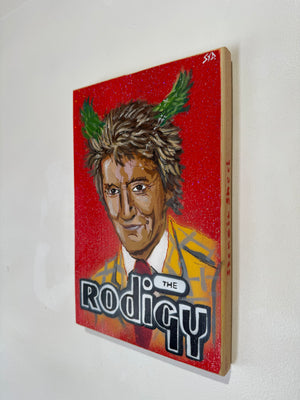 Rodigy- New for summer 2025 Number 18 - Glastonbury Exclusive - 14 x 21cm on wood from the UK.