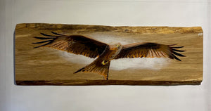 Red Kite on Oak - 82cm x 28cm - Number 4 in edition