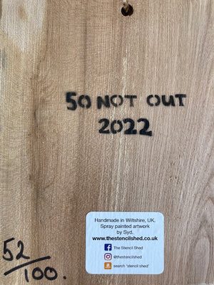 Eavis 2022 - New for summer 2022 - approx size 17 x 20cm on sustainably sourced Elm wood from the UK